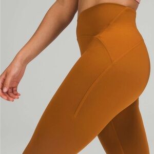 Lululemon Instill Tights ✨ 25” inseam • Butternut Brown • size 4
